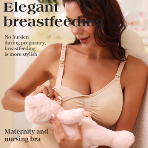 <span class=keywords><strong>Reggiseni</strong></span> da <span class=keywords><strong>Allattamento</strong></span> per Donne, Comodi, Traspiranti, Senza Cuciture, Senza Ferretto, per Gravidanza e <span class=keywords><strong>Allattamento</strong></span> con Apertura per l'<span class=keywords><strong>Allattamento</strong></span> - Product Image 1