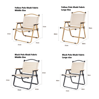 Chaise Kermit personnalisée chaise Kermit pliante orange pour l'extérieur chaise de plage de camping pour la randonnée et le camping