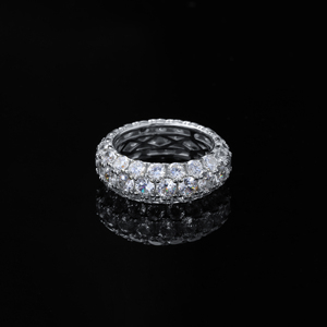 Anelli da Uomo Placcati in Oro 14K con Zirconi, Anelli Retrò Cool, Gioielli Placcati Oro per Ragazzi, Accessorio Moda per Feste in Discoteca - Product Image 2