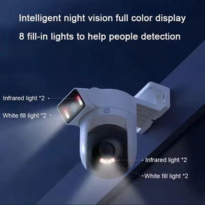 Caméra d'extérieur 4K à double objectif <span class=keywords><strong>sans</strong></span> <span class=keywords><strong>fil</strong></span> Wifi 6 Audio bidirectionnel Détection de mouvement Ptz Ip66 Caméra de sécurité à domicile 8mp - Product Image 4