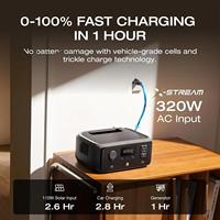 Station d'alimentation portable Eco Flow River 3 Max 572Wh, adaptée aux mesures d'urgence en cas de panne de courant à domicile, camping