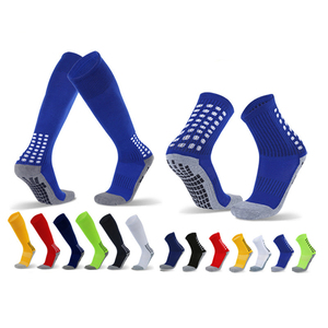 Children <b>Knee</b> <b>High</b> Soccer Socks Anti slip Adult Particle Shock-absorbing Towel Bottom Wear-resistant Middle Tube Socks - Product Image 1