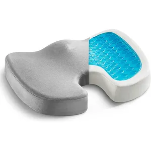 Cuscino del sedile in Gel rinfrescante per sedia coccige in Memory Foam di alta qualità per emorroidi