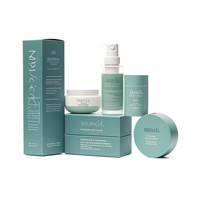Boîte en carton pliable d'emballage de cosmétiques pliable personnalisé avec stratification mate de gaufrage de points UV pour la crème de visage d'huile de vernis à ongles