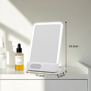 Thông minh gương với <span class=keywords><strong>Bluetooth</strong></span> Loa LED màn hình cảm ứng 3 màu chế độ ánh sáng không dây Vanity gương cho phòng ngủ hoặc ký túc xá - Product Image 6