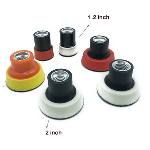 Pelat dukungan Sander listrik <span class=keywords><strong>2</strong></span> inci dengan pengamplasan Disc <span class=keywords><strong>Hook</strong></span> dan <span class=keywords><strong>Loop</strong></span> Pad PU busa dapat disesuaikan dukungan OEM 12000RMP detail mobil - Product Image 1