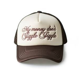 Cappello Trucker a 5 Pannelli in Rete di Alta Qualità con Logo Personalizzato Ricamato, Corona Alta Strutturata, Snapback Unisex Stile Vintage - Product Image 4