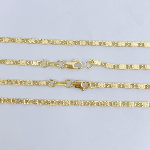 JML Venta al por Mayor Cadena de Eslabones Gruesos y Sencillos de <span class=keywords><strong>3mm</strong></span> con Corazón Personalizado, Joyería de Moda Bañada en Oro de 14k para Collar de Oro Laminado - Product Image 1