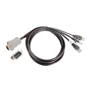 Cable DB9 D-SUB de 9 Pines a Doble RJ45 Macho y USB Tipo-A Macho - Product Image 2