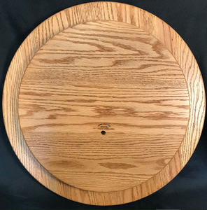 <span class=keywords><strong>Plateau</strong></span> tournant Lazy Susan en bois <span class=keywords><strong>de</strong></span> chêne massif, fait main en usine, personnalisable, pour présentation sur table - Product Image 4