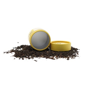 Biodegradable Custom Food Grade Can <b>Round</b> <b>Box</b> Tea <b>Gift</b> Packaging Cylinder Canister Coffee Paper Tube Tea Spice With Lid - Product Image 2