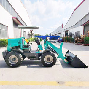 لودر صغير رباعي الدفع يعمل بالديزل يورو 5 معتمد من وكالة حماية البيئة الأمريكية مع دلو وملقط وكسارة هيدروليكية للزراعة والبناء - Product Image 1