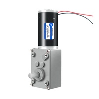 Moteur électrique à engrenages XYT 5840-31ZY 12v 24v 70kg.cm à couple élevé et faible régime, moteur à engrenages à vis sans fin, moteur CC à aimant permanent avec encodeur