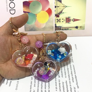 Tùy chỉnh Dễ Thương Mặt dây chuyền động vật biển cát lún chai móc chìa khóa xe schoolbag nữ tinh tế nổi chai Mặt dây chuyền - Product Image 3