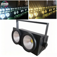 Projecteur LED COB 200W (2x100W) pour public, CRI90, DMX, pour théâtre, scène, mariage, événement