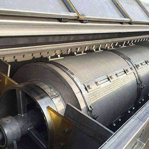 Thu nhỏ nước thải ao cá xử lý nước máy móc trống Lọc 1-năm bảo hành có tính năng động cơ máy bơm PLC động cơ mang hộp số - Product Image 4
