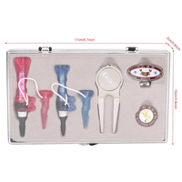 Ensemble de cadeaux de golf personnalisé avec logo d'usine, ensemble d'accessoires de golf avec boîte