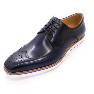 2021 nuove <span class=keywords><strong>scarpe</strong></span> di cuoio casuali degli uomini allacciati di vendita calda per l'ufficio di affari fatto da cuoio genuino - Product Image 1