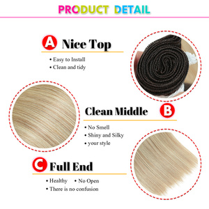 Extensions de <span class=keywords><strong>cheveux</strong></span> lisses, tissage double trame, nouées à la main, non-Remy, Yaki lisses, salon, naturelles, résistantes à la chaleur, super longues - Product Image 5