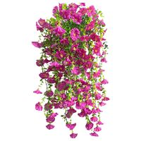 AYOYO Guirlande Artificielle Suspendue Haut de Gamme, Fleurs en Plastique Réalistes, Artisanat Fait Main, Style Naturel, Décoration Murale Intérieure et Extérieure