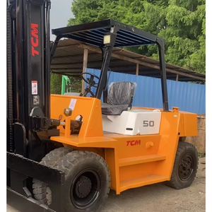 Cheap Price <b>Used</b> TCM FD50 Counterbalance Forklift 5 Ton Diesel Engine with 6 Months Warranty for Sale - Product Image 1