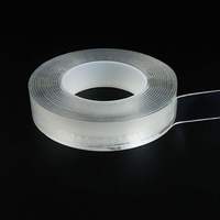 Ruban adhésif double face lavable, forte viscosité, auto-adhésif, pour la pose de tapis et moquettes, gel transparent, ruban nano