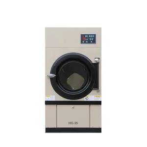 CE ISO Mejor precio 15kg Calefacción eléctrica Secadora de ropa de acero completo Lavandería Secadora de tambor industrial