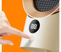 Radiateurs d'espace pour usage intérieur-Radiateurs électriques portables pour usage intérieur-Réchauffeur en céramique PTC mis à jour pour la maison de bureau
