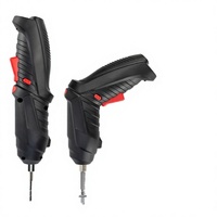 Perceuse sans fil à poignée ergonomique 12V DC à vitesse variable, fonctionnant sur batterie, avec poignée souple pour une fatigue réduite lors d'une utilisation prolongée