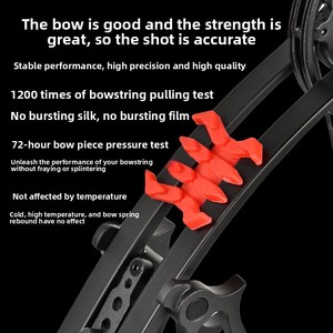 Nouvelle <span class=keywords><strong>poulie</strong></span> composée double usage pour <span class=keywords><strong>arc</strong></span>, axe court, sans couple, en alliage d'aluminium, flèches universelles en métal moulé sous pression pour tir <span class=keywords><strong>à</strong></span> l'<span class=keywords><strong>arc</strong></span> - Product Image 2