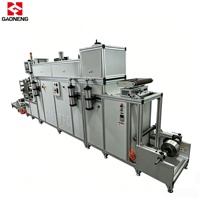 Machine de revêtement continu de 350 mm de largeur avec sécheur, ligne de revêtement de ruban adhésif BOPP pour papier, film, feuille, certifiée CE - Vente chaude