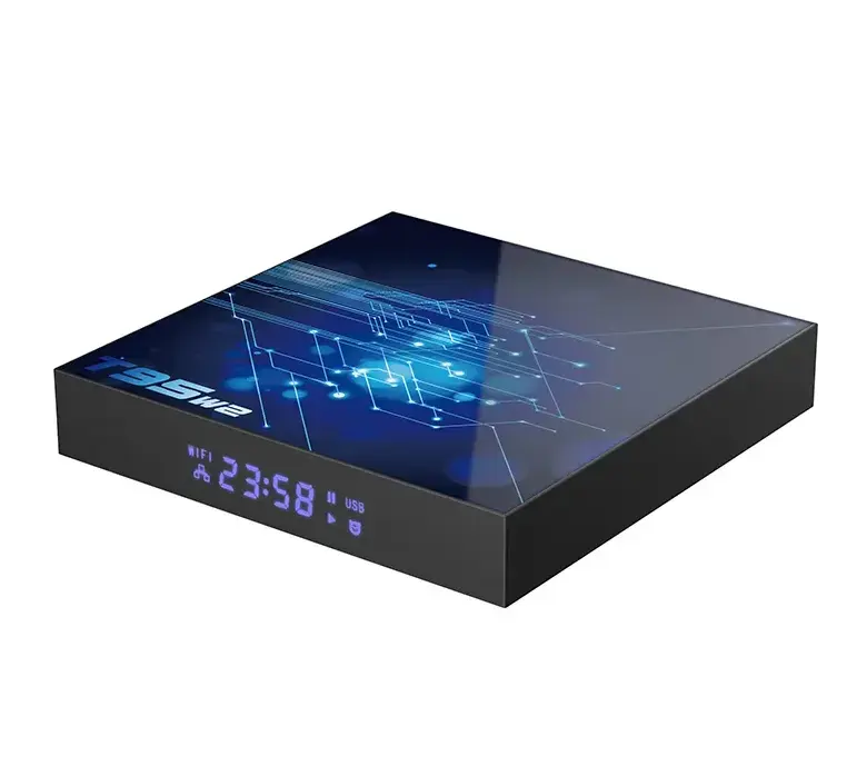 Boîte de télévision intelligente Amlogic S905W2 puces 5G WiFi prise en charge du lecteur de carte TF 16 32 64 Go Android Tv Box T95W2