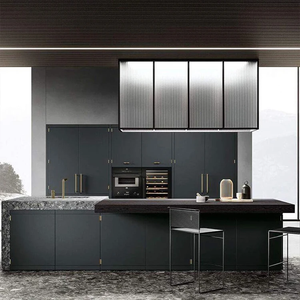 Meubles de cuisine modernes, design de garde-manger intégré, meubles de cuisine sur mesure, armoires pour immeubles résidentiels - Product Image 6