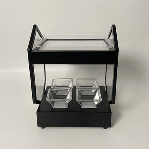 LED Illuminated Fruit Plate Stand Three Tiered Snack <b>Display</b> <b>Rack</b> For Bars And KTVs Creative Fruit Platter Desktop Use - Product Image 4