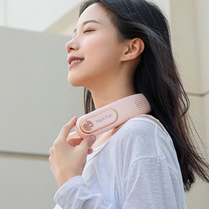 Ventilador Plegable sin Aspas para Colgar en el Cuello, Recargable por USB con Pantalla LED, Mini Ventilador Portátil Silencioso - Product Image 3