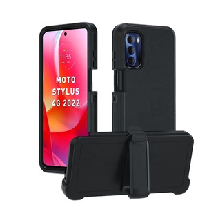Funda Protectora <span class=keywords><strong>Otterbox</strong></span> <span class=keywords><strong>Defender</strong></span> Directo de Fábrica, Funda Protectora para Teléfono a Prueba de Golpes de TPU Suave + PC Rígido para Moto Stylus 4G 2022 - Product Image 1