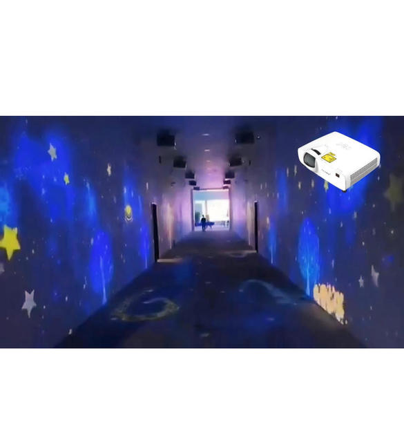 CL530UST Ultra Short Throw 3LCD MCL Laser 1200P Immersive Projector Professional Engineering Mapping Projector