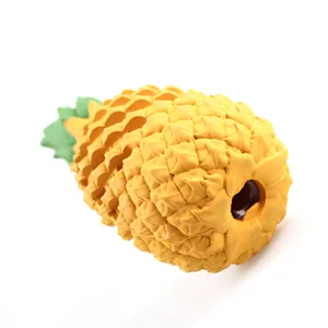 Different Colors Pineapple Shapes Pet Dog Chew Toy