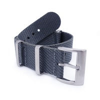 Bracelet de montre en nylon avec logo OEM personnalisé de 1.2mm d'épaisseur 20mm 22mm Bracelet de montre en tissu sergé 18mm