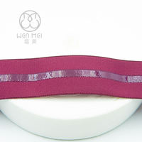 Bande élastique antidérapante en silicone, ruban élastique large pour soutien-gorge