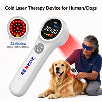 Appareil laser froid infrarouge portatif pour usage vétérinaire, pour les dysfonctions articulaires et la réparation accélérée des plaies, fourni par l'usine