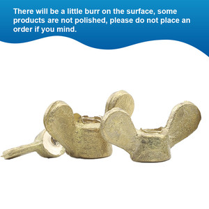 Promotion : Écrous à oreilles en laiton DIN315 de haute qualité, prix usine, diverses tailles métriques M4 M5 M6 M12 - Product Image 3