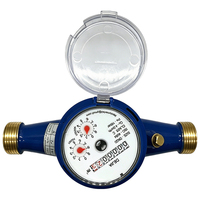 Compteur d'eau froide à aubes rotatives multijet, corps en cuivre, antimagnétique, avec filtre amovible pour ferme, atelier, OEM