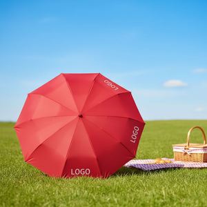 Promotion 3-Fold <b>Foldable</b> Ladies' Portable Sun <b>Umbrella</b> Personalized Manual Open Fabric Shade for Travel Rainproof & Promotional - Product Image 4