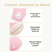 Protège-ceinture de sécurité pour siège auto enfant avec coussin multifonction en coton tricoté pour poussette, pour une conduite sécurisée des bébés aux enfants, rose