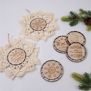 <span class=keywords><strong>Kit</strong></span> de <span class=keywords><strong>macramé</strong></span> artisanal en stock <span class=keywords><strong>pour</strong></span> débutants, décoration de sapin de Noël, DIY, planche circulaire en bois, ensemble de cordons <span class=keywords><strong>pour</strong></span> ornements en <span class=keywords><strong>macramé</strong></span> - Product Image 1