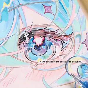 Große Kapazität Blue Fruit Flash ing Spezial effekt Journal Pen 61 Farben Glitter Shimmer ing Highlighter 0,5mm Kunststoff Gel Pen - Product Image 3