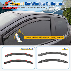 Viseras para Ventanas de Chevy Colorado 15-22 y GMC Canyon Cabina Extendida, Tipo In-Channel - Product Image 2