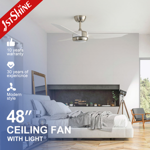 1stshine LED ventilador de techo popular 48 pulgadas ABS aspas diseño colorido <span class=keywords><strong>3</strong></span> colores LED iluminación ventilador de techo - Product Image 2