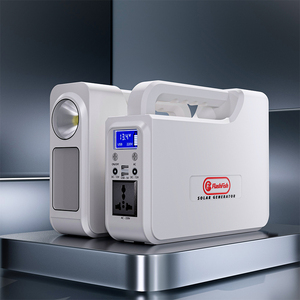 Stazione di Alimentazione Portatile <span class=keywords><strong>con</strong></span> Luce <span class=keywords><strong>LED</strong></span>, Generatore Solare 300W <span class=keywords><strong>con</strong></span> Set Completo di <span class=keywords><strong>Pannelli</strong></span> <span class=keywords><strong>Solari</strong></span> - Product Image 1